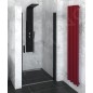 Polysan Zoom Line - Porte de douche Black 900 mm, verre clair ZL1290B