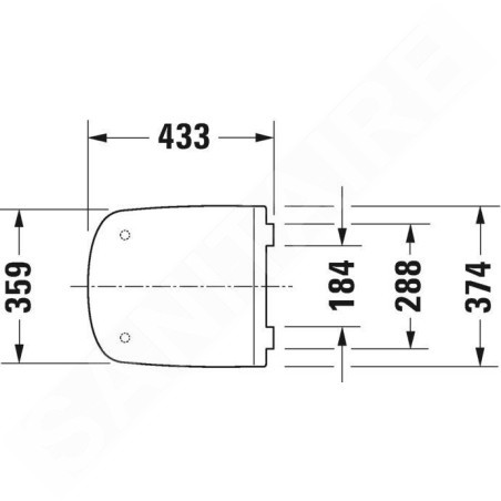 Duravit DuraStyle - Abattant de toilette, blanc 0063710000