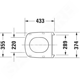 Duravit DuraStyle - Abattant de toilette, blanc 0063710000