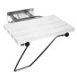 Sapho Accessoire Ridder - Siège de douche, pliant, avec support, blanc XH001 Sapho Accessoire Ridder - Siège de douche, pliant, avec support, blanc XH001