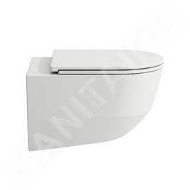 Laufen Pro - WC suspendu avec abattant Slim, Slowclose, Rimless, blanc H8669570000001
