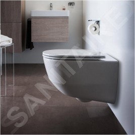 Laufen Pro - WC suspendu avec abattant Slim, Slowclose, Rimless, blanc H8669570000001
