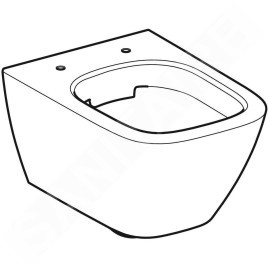Geberit Smyle Square - WC suspendu, Rimfree, blanc 500.379.01.1