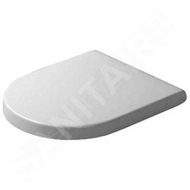 Duravit Starck 3 - Abattant de toilette WC, blanc 0062410000