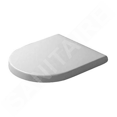 Duravit Starck 3 - Abattant de toilette WC, blanc 0062410000