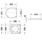 Duravit Starck 3 - Abattant de toilette WC, blanc 0062410000