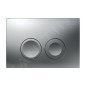 Geberit Delta25 - Plaque de déclenchement, chrome mat 115.125.46.5