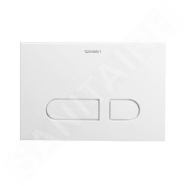 Duravit DuraSystem - Plaque de déclenchement A1 pour les toilettes, blanc WD5001011000