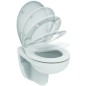 Ideal Standard Eurovit - abattant de toilette softclose, blanc W303001