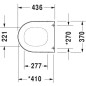 Duravit Darling New - Abattant, softclose, blanc 0069890000