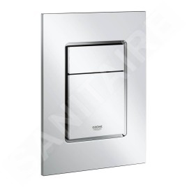 Grohe Rapid SLX - Ensemble bâti-support, cuvette de toilette, siège, plaque de déclenchement Skate Cosmopolitan S, Rimless,