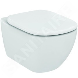 Ideal Standard Tesi - WC suspendu, 360x530x337 mm, avec technologie de chasse d’eau Aquablade, blanc T007901