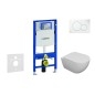 Geberit Duofix - Set de bâti-support, cuvette Oudee et abattant softclose, plaque de déclenchement Sigma01, blanc alpin Geberit Duofix - Set de bâti-support, cuvette Oudee et abattant softclose, plaque de déclenchement Sigma01, blanc alpin