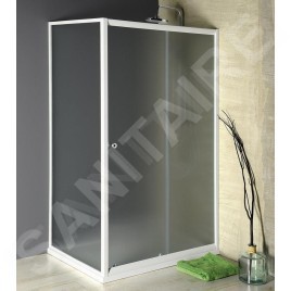 Aqualine Cabines de douche - Parois latéral Amadeo 900 mm, verre mat BTP90