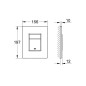 Grohe Even - Plaque de déclenchement, blanc alpin 38966SH0
