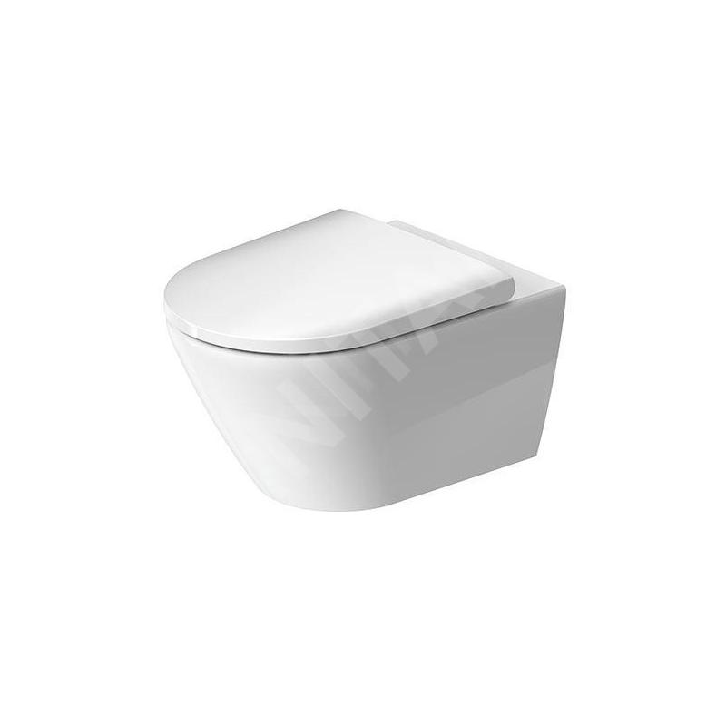 Duravit D-Neo - WC suspendu avec abattant, Rimless, blanc 45770900A1 Duravit D-Neo - WC suspendu avec abattant, Rimless, blanc 45770900A1