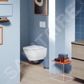 Duravit D-Neo - WC suspendu avec abattant, Rimless, blanc 45770900A1