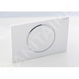 Geberit Sigma10 - Plaque de déclenchement SIGMA10, blanc/chrome 115.758.KJ.5