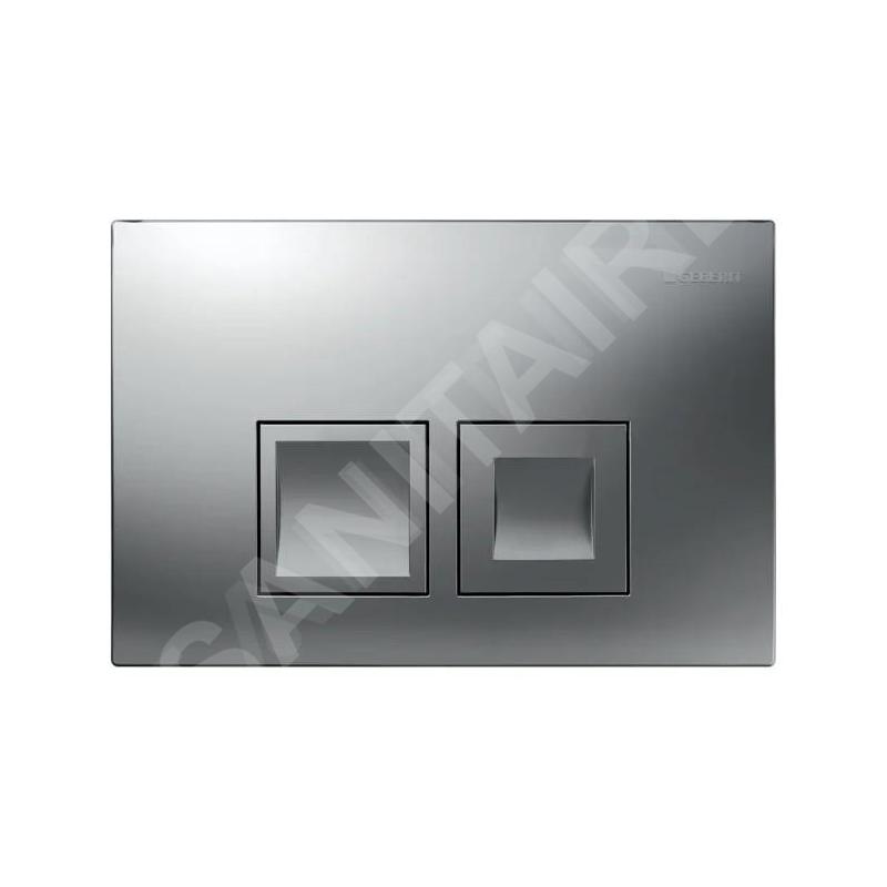 Geberit Delta35 - Plaque de déclenchement, chrome mat 115.135.46.5