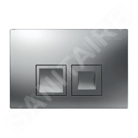 Geberit Delta35 - Plaque de déclenchement, chrome mat 115.135.46.5