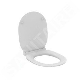 Ideal Standard Connect Air - abattant de toilette ultra-plat softclose, 365 x 445 x 50 mm, blanc E036601