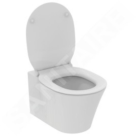 Ideal Standard Connect Air - abattant de toilette ultra-plat softclose, 365 x 445 x 50 mm, blanc E036601