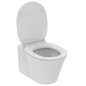 Ideal Standard Connect Air - abattant de toilette ultra-plat softclose, 365 x 445 x 50 mm, blanc E036601
