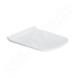 Duravit DuraStyle - WC suspendu Compact, abattant SoftClose, Rimless, blanc alpin 45710900A1