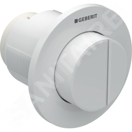 Geberit Systèmes de chasse d’eau - Déclenchement à distance type 01, pneumatique, pour rinçage double touche, blanc alpin