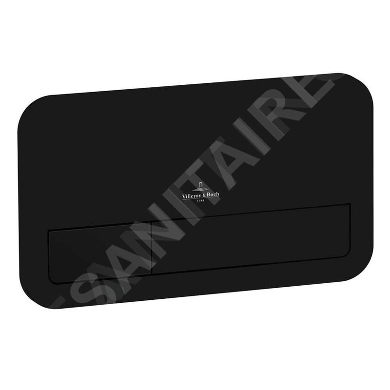 Villeroy & Boch ViConnect - Plaque de déclenchement E200, noir mat 922490AN