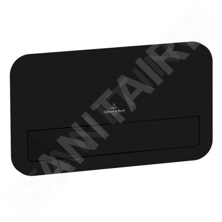 Villeroy & Boch ViConnect - Plaque de déclenchement E200, noir mat 922490AN