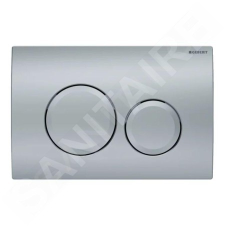 Geberit Delta20 - Plaque de déclenchement, chrome mat 115.127.46.1