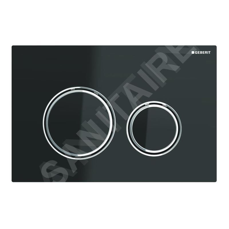 Geberit Sigma21 - Plaque de déclenchement, verre noir/chrome brillant 115.884.SJ.1 Geberit Sigma21 - Plaque de déclenchement, verre noir/chrome brillant 115.884.SJ.1