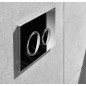 Geberit Sigma21 - Plaque de déclenchement, verre noir/chrome brillant 115.884.SJ.1 Geberit Sigma21 - Plaque de déclenchement, verre noir/chrome brillant 115.884.SJ.1