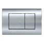 Geberit Delta30 - Plaque de déclenchement, chrome brillant 115.137.21.1