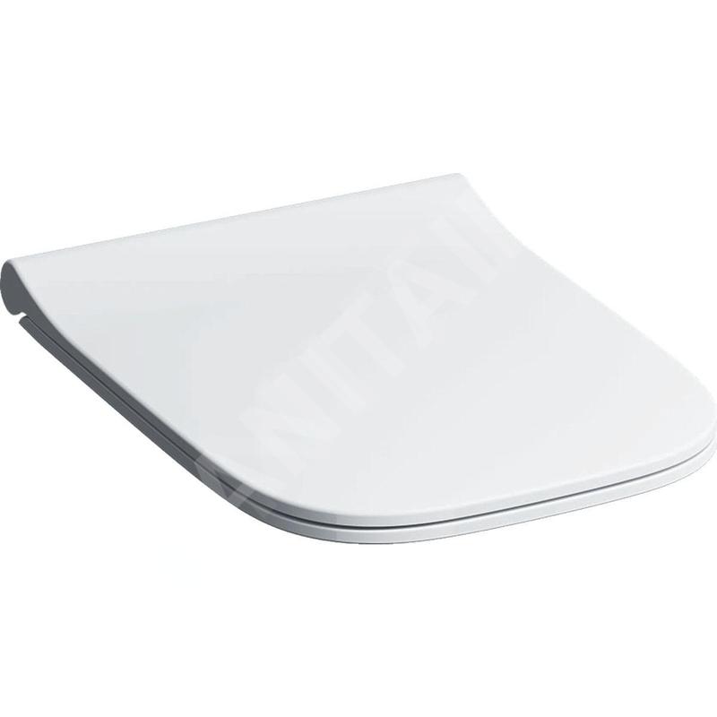 Geberit Smyle Square - Abattant WC, blanc 500.239.01.1