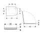 Geberit Smyle Square - Abattant WC, blanc 500.239.01.1
