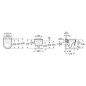 Roca Inspira - WC suspendu, Rimless, blanc A346528000 Roca Inspira - WC suspendu, Rimless, blanc A346528000