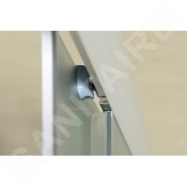 Aqualine Cabines de douche - Porte de douche coulissante 1000 mm, verre dépoli BTS100