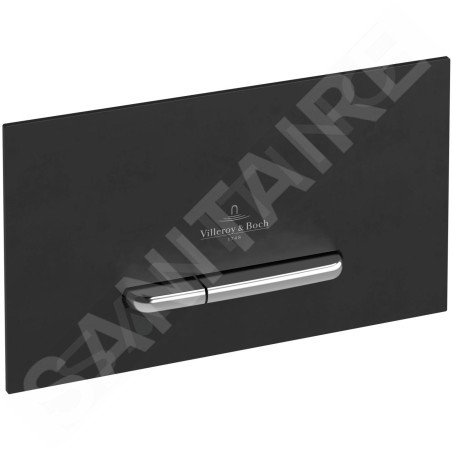 Villeroy & Boch ViConnect - Plaque de déclenchement E300- Black Matt / Chrome Matt 922169AN