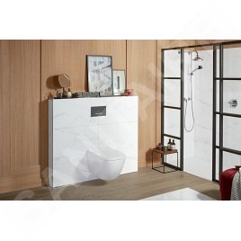 Villeroy & Boch ViConnect - Plaque de déclenchement E300- Black Matt / Chrome Matt 922169AN