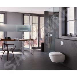 Geberit Omega30 - Plaque de déclenchement OMEGA30, chrome brillant/ chrome mat 115.080.KH.1