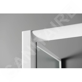 Aqualine Cabines de douche - Porte de douche coulissante 1000 mm, verre dépoli BTS100