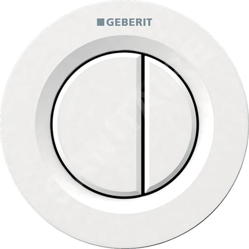 Geberit Systèmes de chasse d’eau - Déclenchement à distance type 01, pneumatique, pour rinçage double touche, blanc alpin