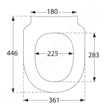 Villeroy & Boch Subway 3.0 - Abattant WC, Softclose, CeramicPlus, Stone White 8M42S1RW