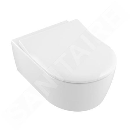 Villeroy & Boch Avento - WC suspendu avec abattant SoftClosing, DirectFlush, blanc alpin 5656RS01