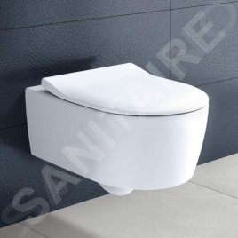 Villeroy & Boch Avento - WC suspendu avec abattant SoftClosing, DirectFlush, blanc alpin 5656RS01