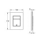Grohe Skate Cosmopolitan S - Plaque de déclenchement, chrome mat 37535P00