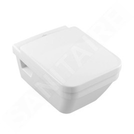 Villeroy & Boch Architectura - WC suspendu avec abattant SoftClosing, DirectFlush, blanc alpin 5685HR01