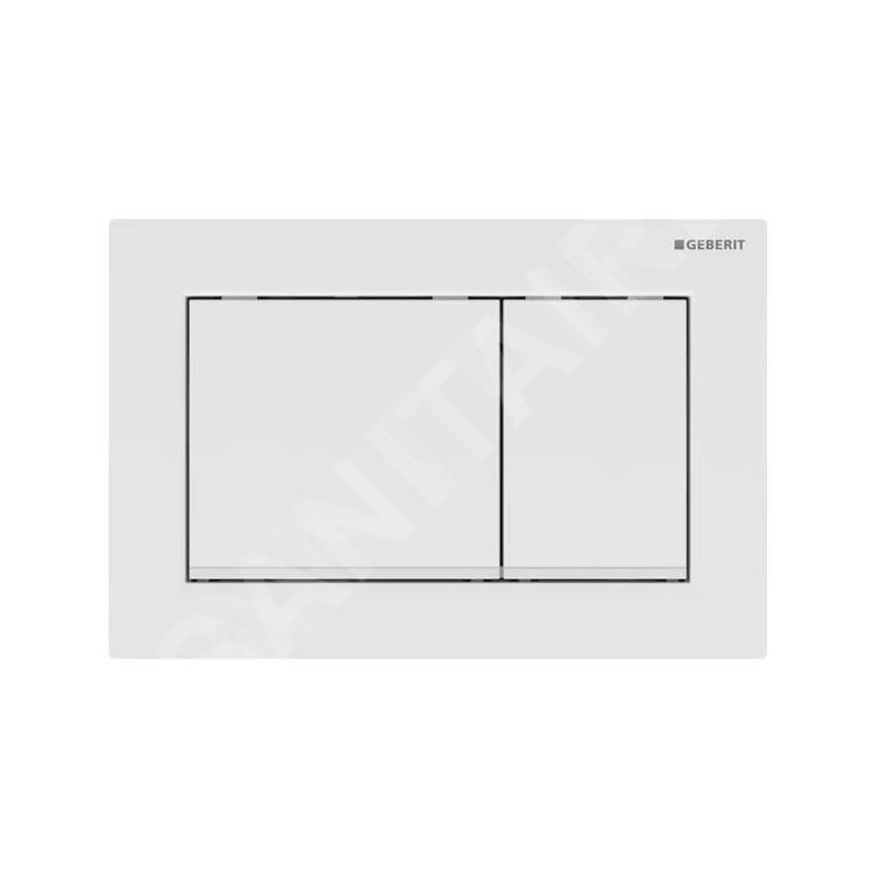 Geberit Omega30 - Plaque de déclenchement, blanc 115.080.11.1